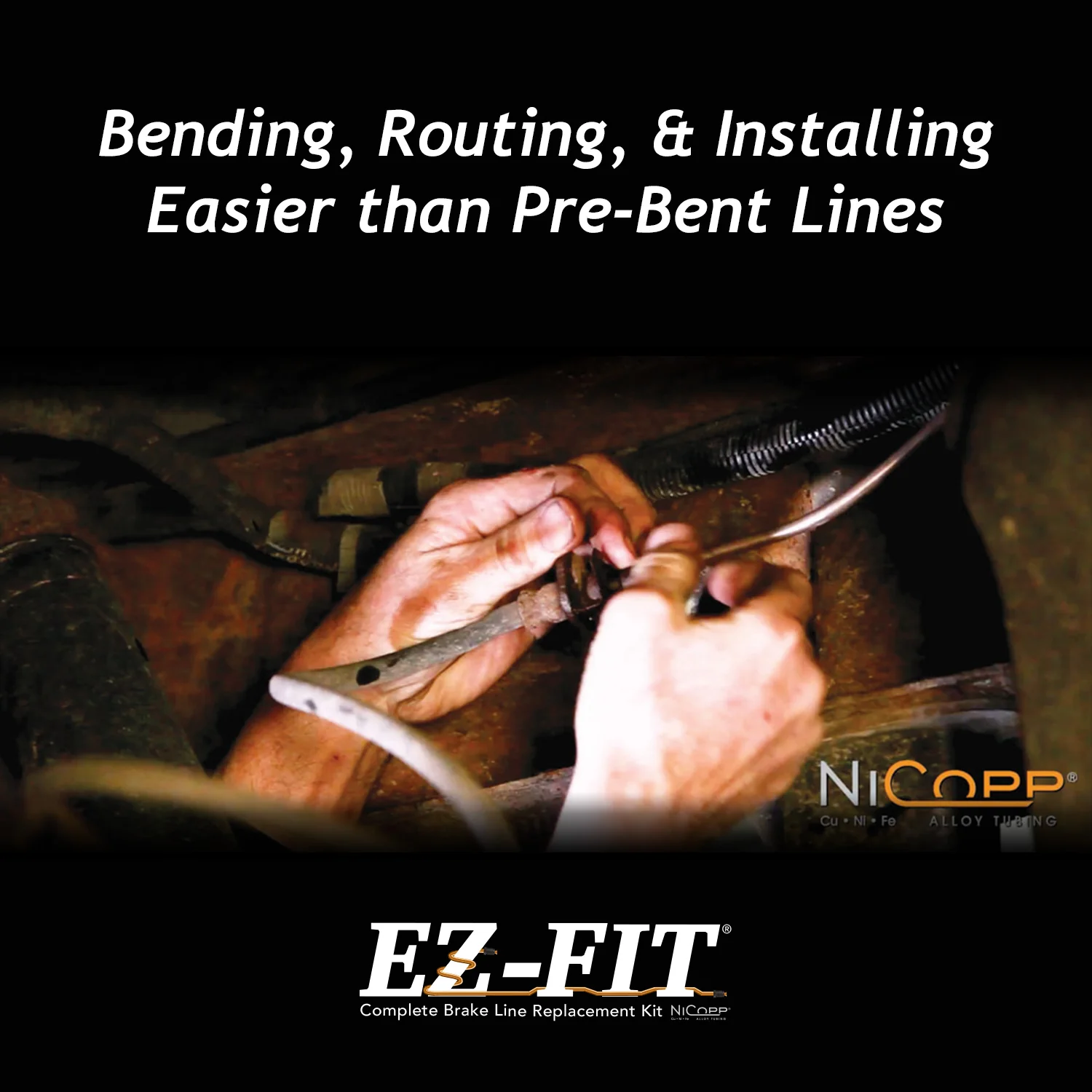 EZ-Fit Nickel Copper Brake Line - 1/4" x 122", (7/16-24 I)(1/2-20 I) - Image 4