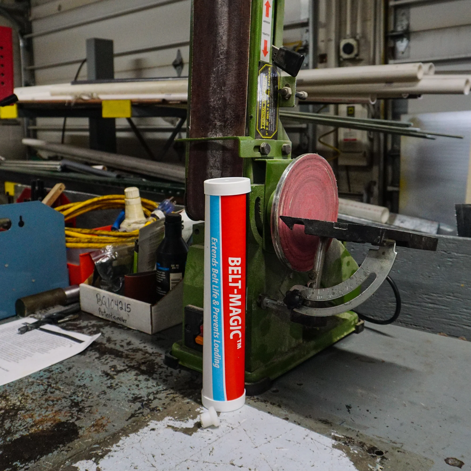 Belt-Magic Belt Grinder Cutting Stick Lubricant, 1 lb - Image 6