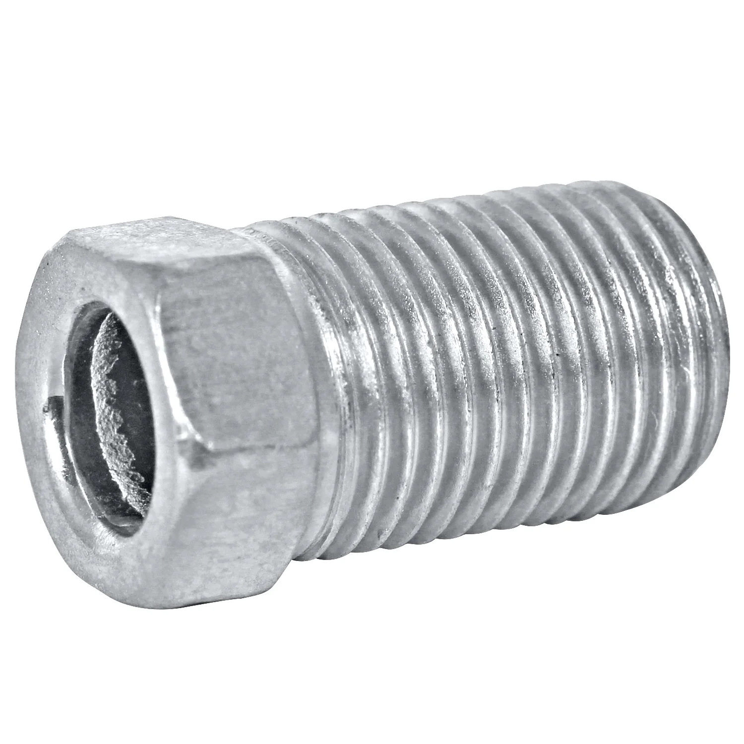 Stainless Steel Long Tube Nut 1/4" (7/16-24 Inverted)
