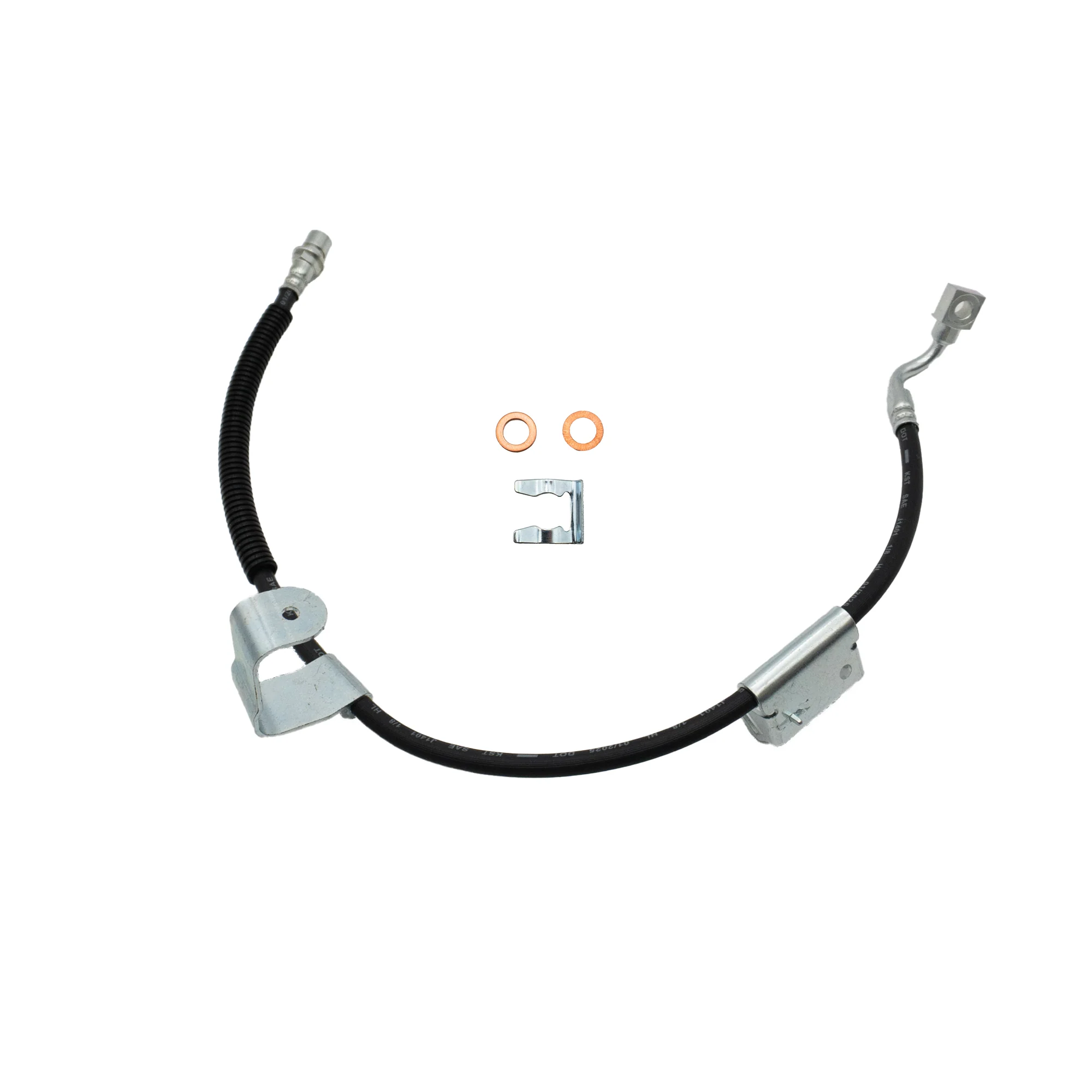 1999-2009 Multi-Vehicle Application Front Right Rubber Brake Hose | AGS-KT70443 - Image 7