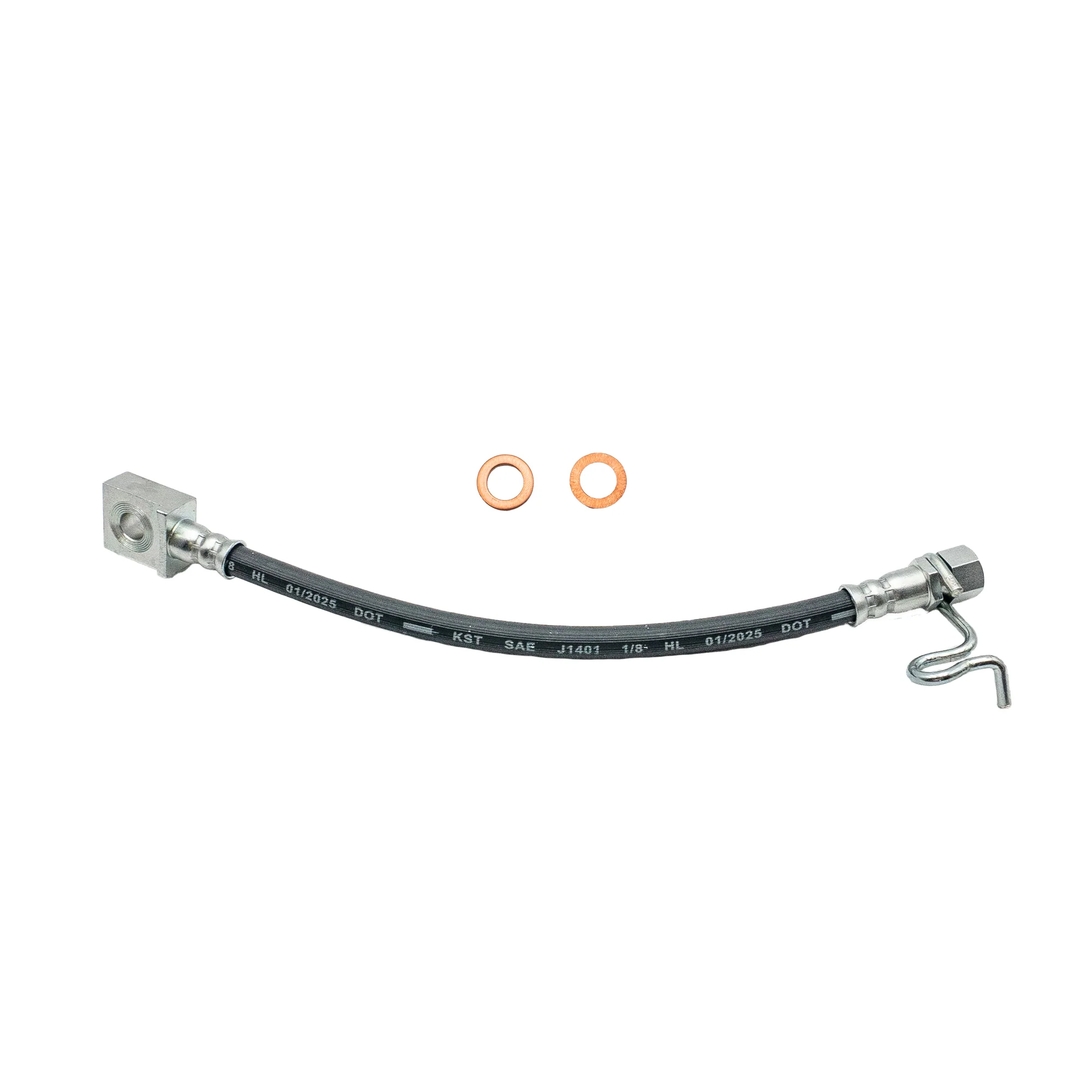 2004-2008 Ford F-150, Ford Lobo +1 More Rear Right Rubber Brake Hose | AGS-KT60209M