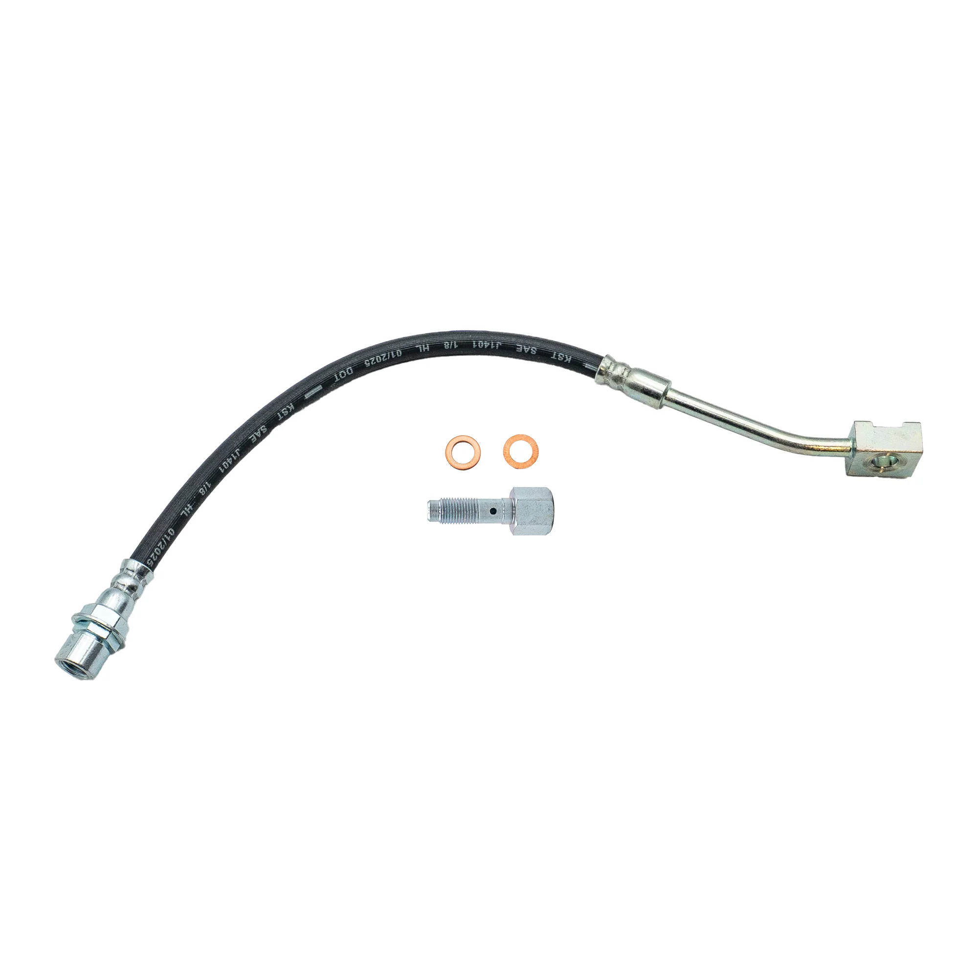 1999-2004 Ford Mustang Front Left Rubber Brake Hose | AGS-KT60333 - Image 2