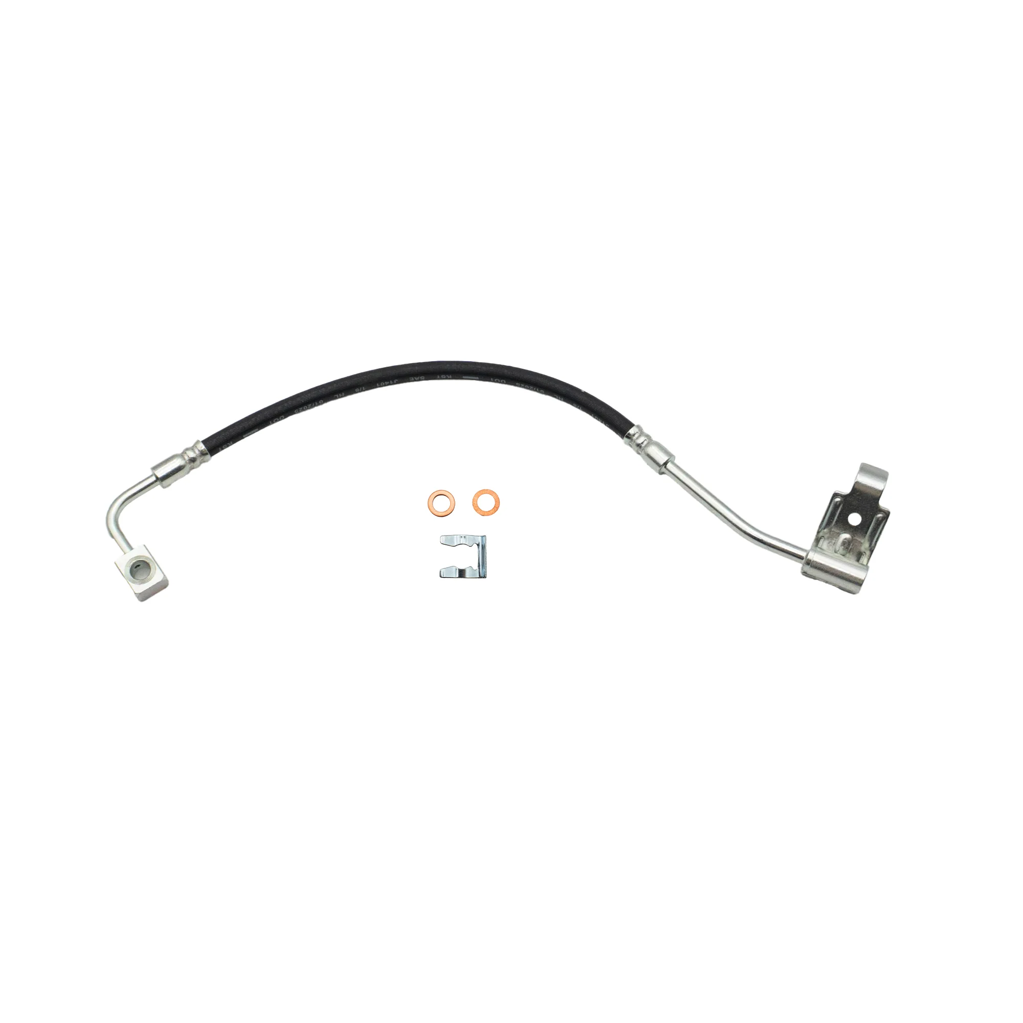 2007-2018 Jeep Wrangler & Wrangler JK Rear Left Rubber Brake Hose | AGS-KT80359 - Image 5