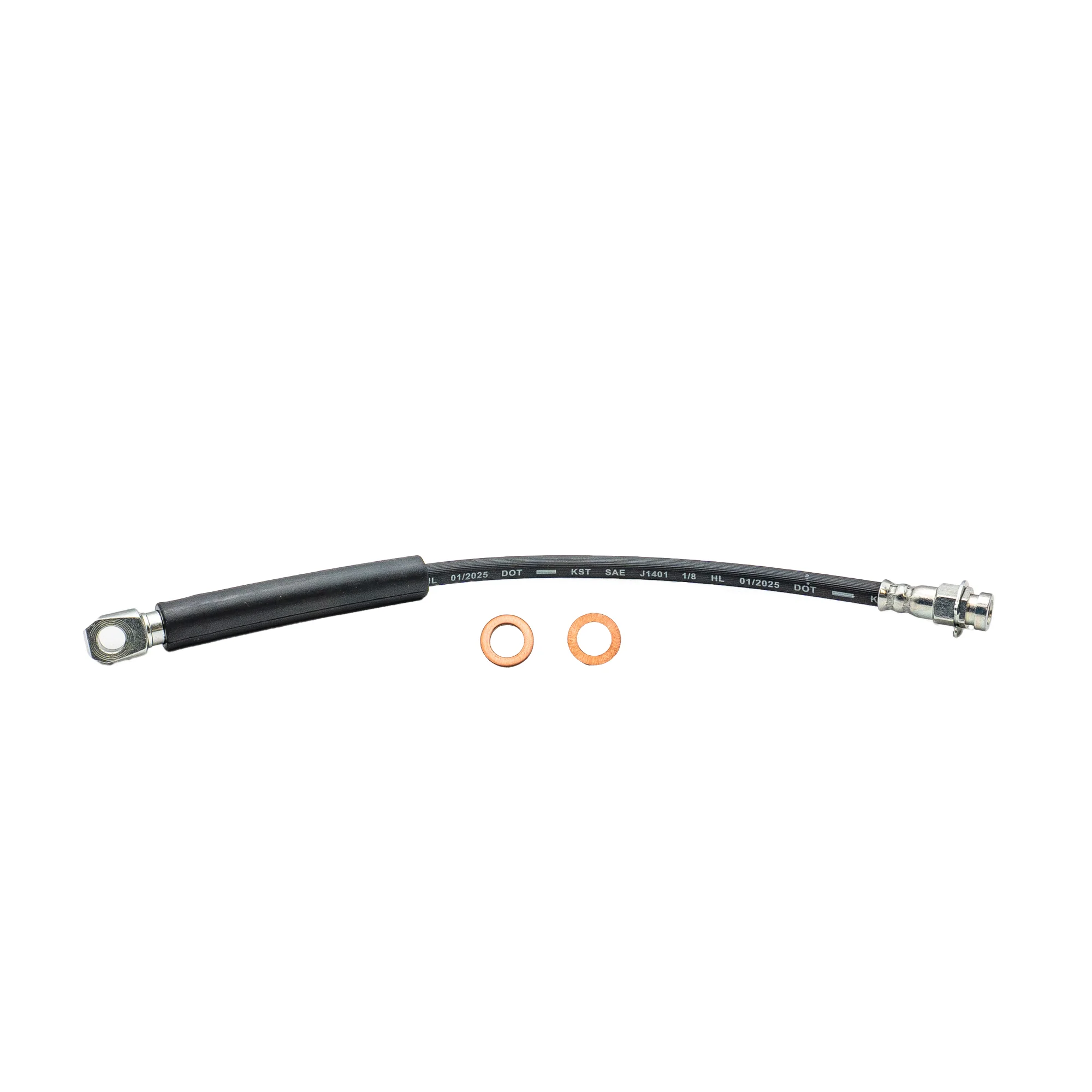 1979-1981 Multi-Vehicle Application Front Rubber Brake Hose | AGS-KT70018 - Image 2