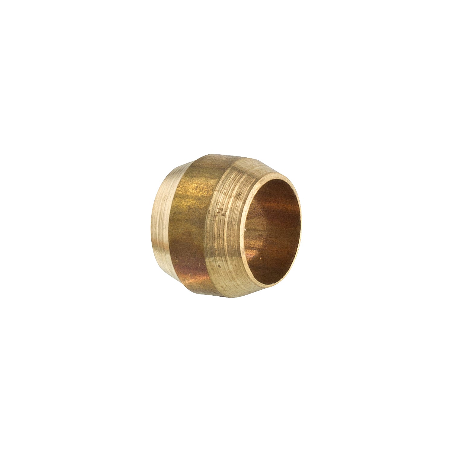 Brass Compression Sleeve 1/4" – Bag of 10