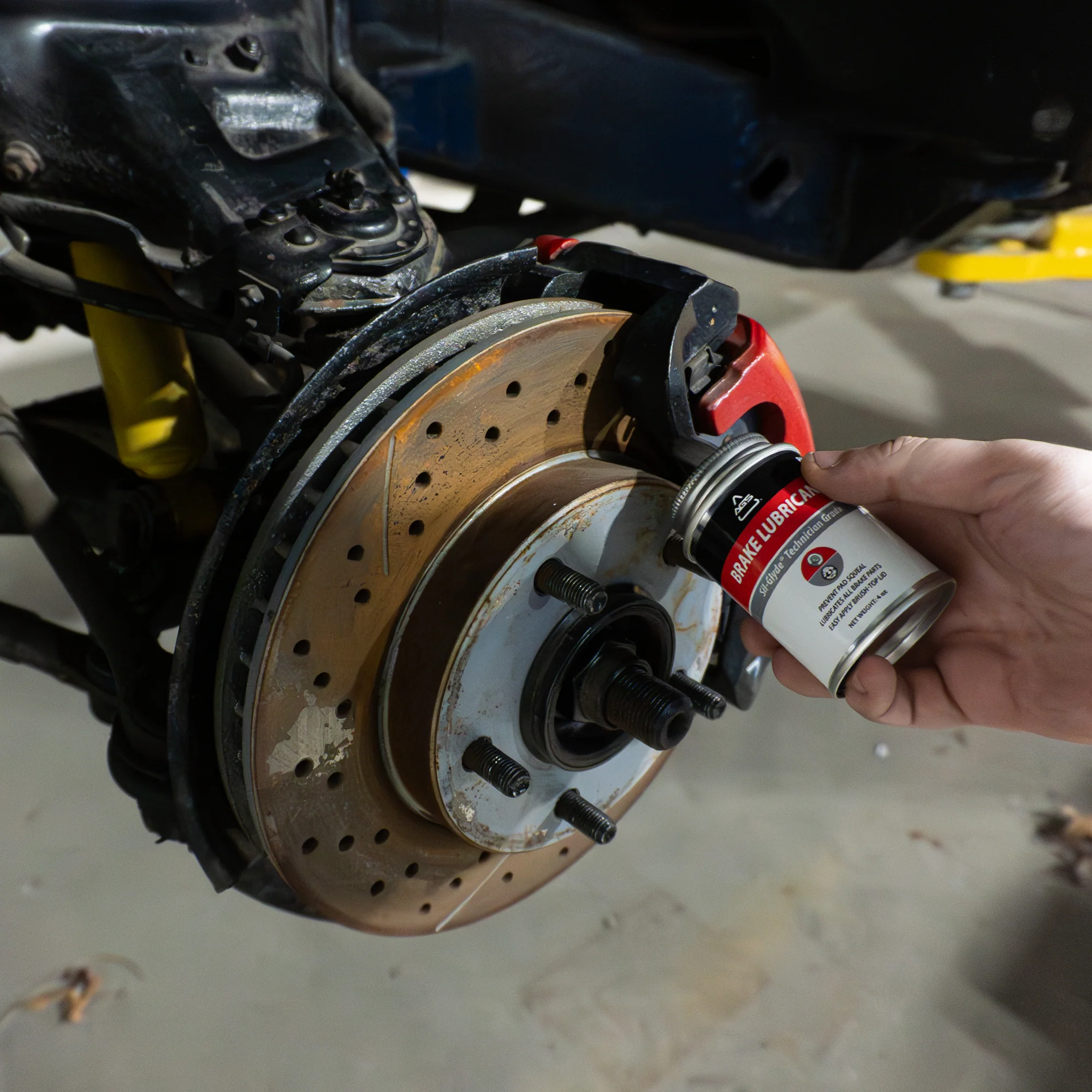 Sil-Glyde Technician Grade Brake Lubricant - Brush Top - Image 7