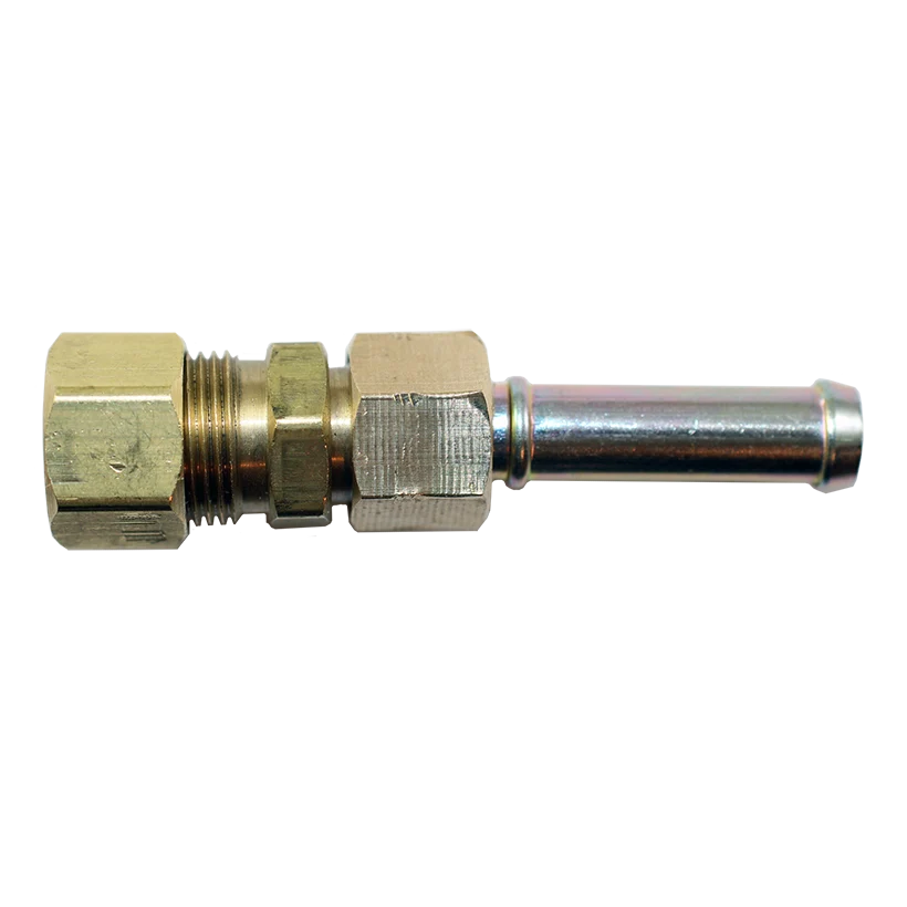 Transmission Line Adapter - 3/8" Steel Compression to 5/16" Rubber - 1 per Bag